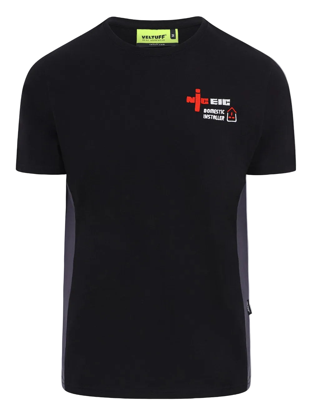 VELTUFF NICEIC Domestic Installer Two-Tone T-Shirt