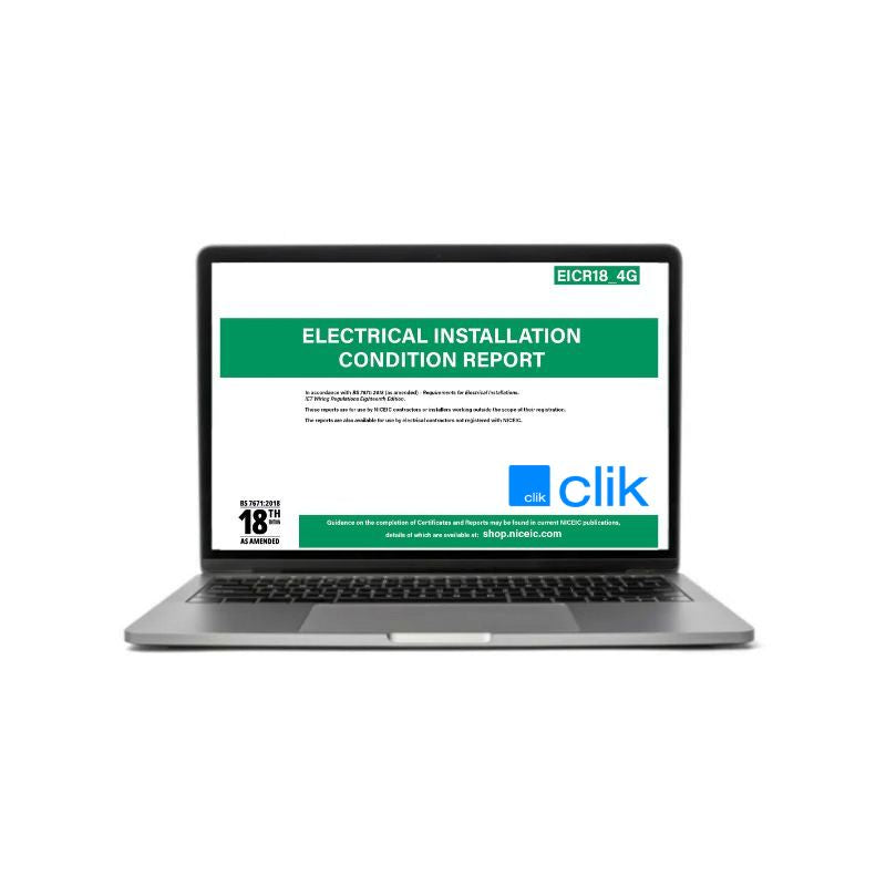 Electrical Installation Condition Report 18.4, Clik, Available to all