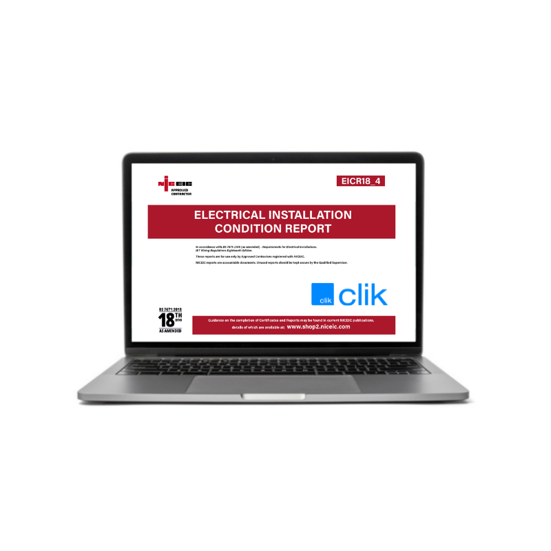 Electrical Installation Condition Report 18.4, Clik, Approved Contractor