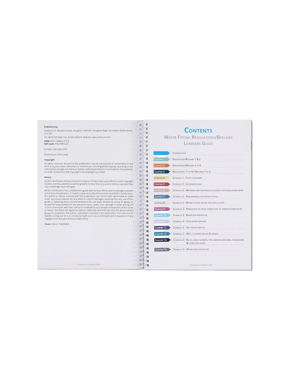 NICEIC Learners Guide to The Water Supply (Water Fittings) Regulations and Byelaws