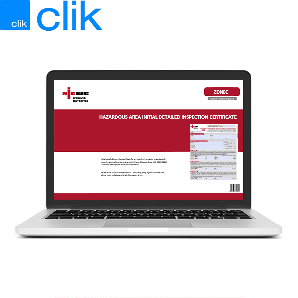 Initial Detailed Inspection Certificate, ZDN6, Clik