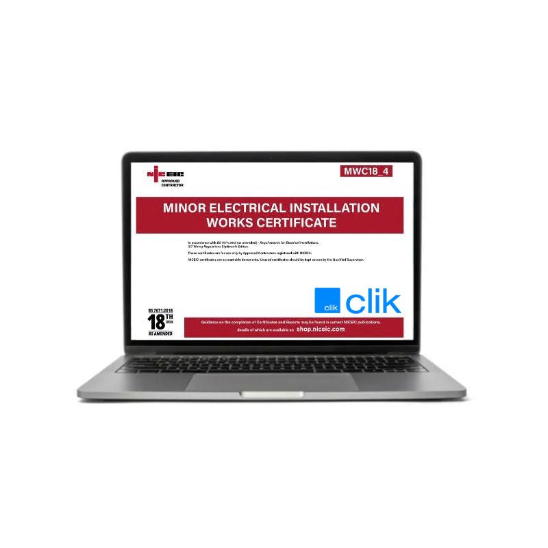 Minor Electrical Installation Works Certificate 18.4, Clik, Approved Contractor