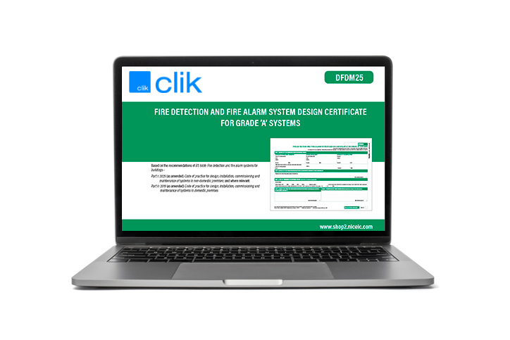Fire Detection and Fire Alarm System Design Certificate for Grade 'A' Systems, Clik, Available to all
